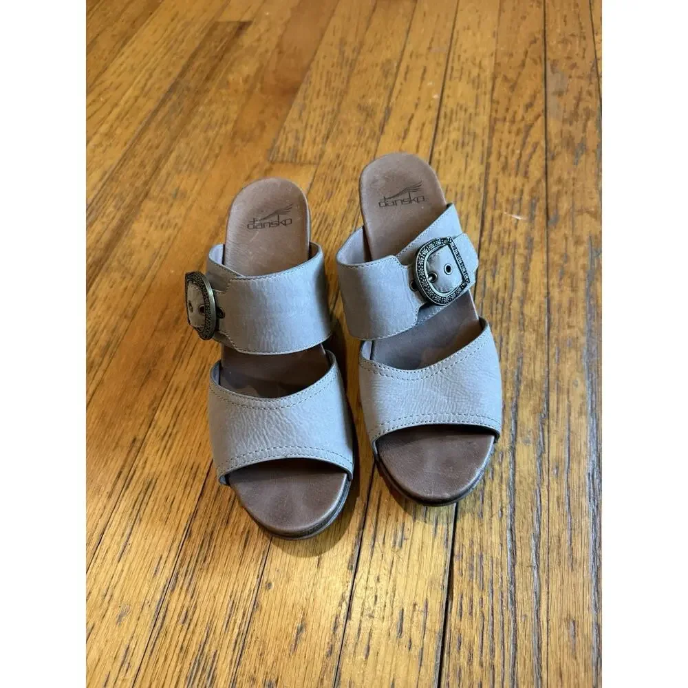 Dansko Ramona Slide On Shoes/Heels Taupe 1803167800 Size 10 US/40 Eur NWOB